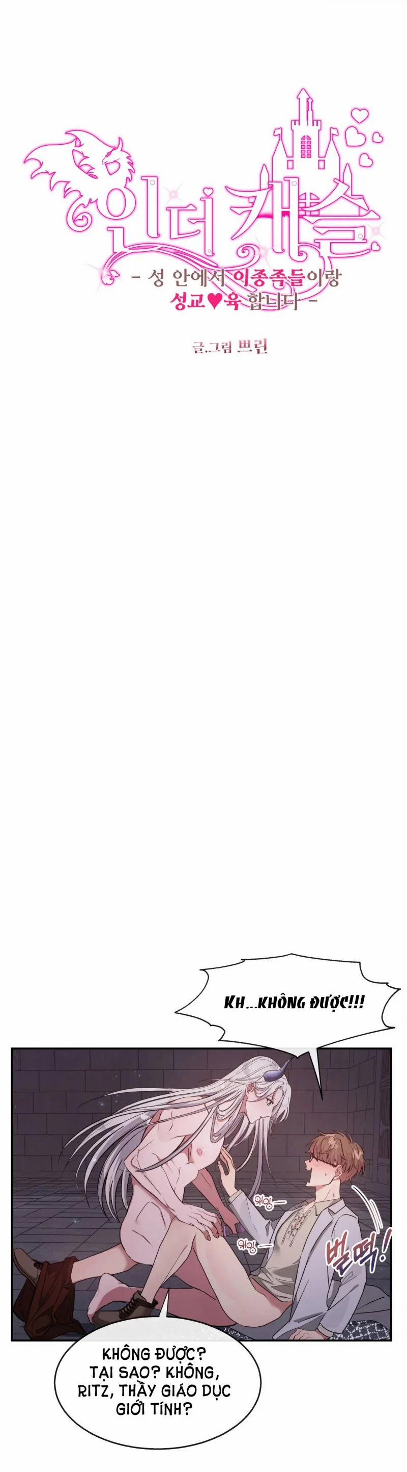 [18+] Bên Trong Lâu Đài ~ Người Lớn Đang Giáo Dục Giới Tính Với Các Chủng Tộc Khác Nhau 2 trang 9