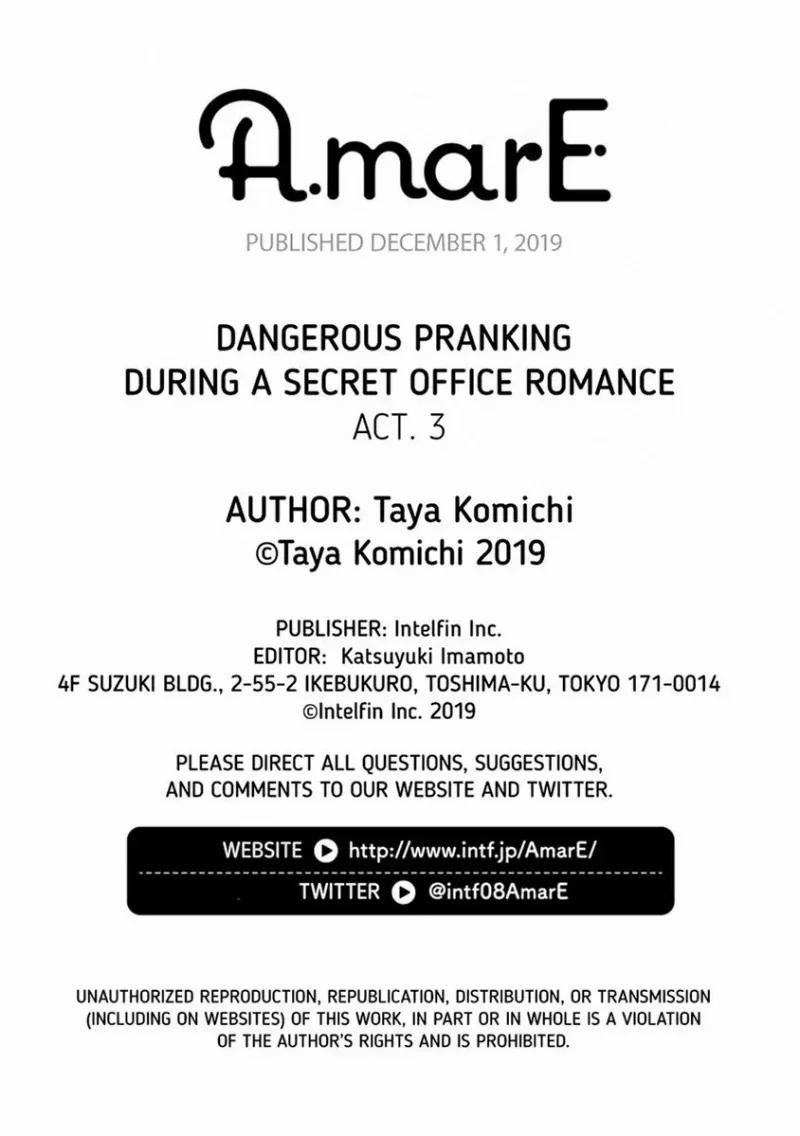 [18+] Chuyện Tình Bí Mật Lãng Mạng Ở Văn Phòng 3 trang 14