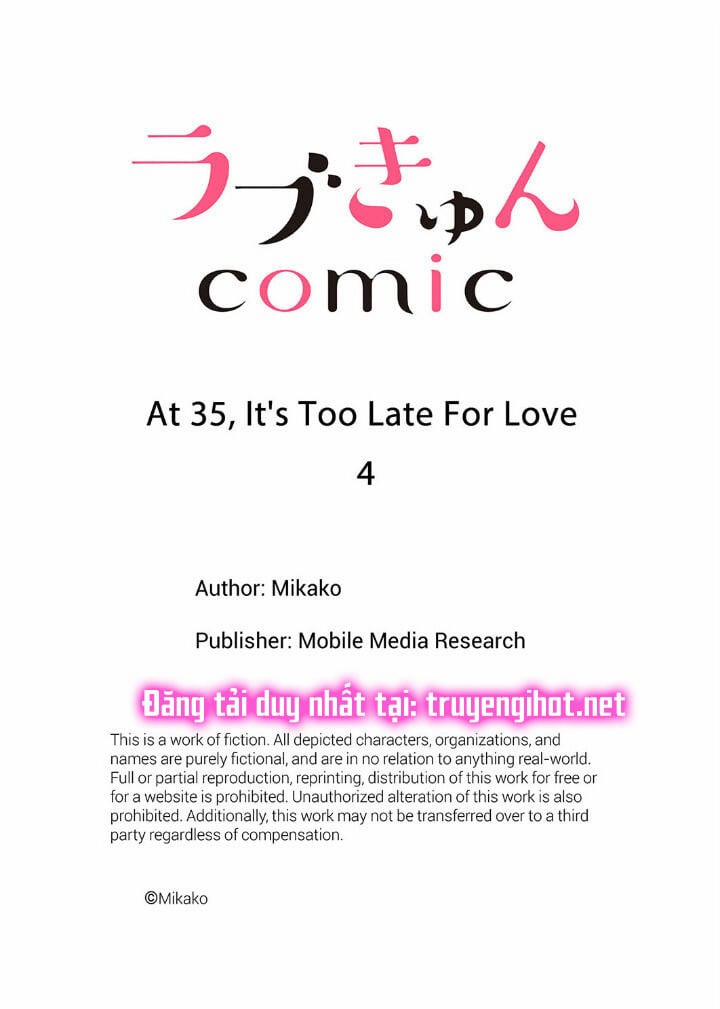 [18+] Đã Quá Trễ Để Yêu Ở Tuổi 35 4 trang 26