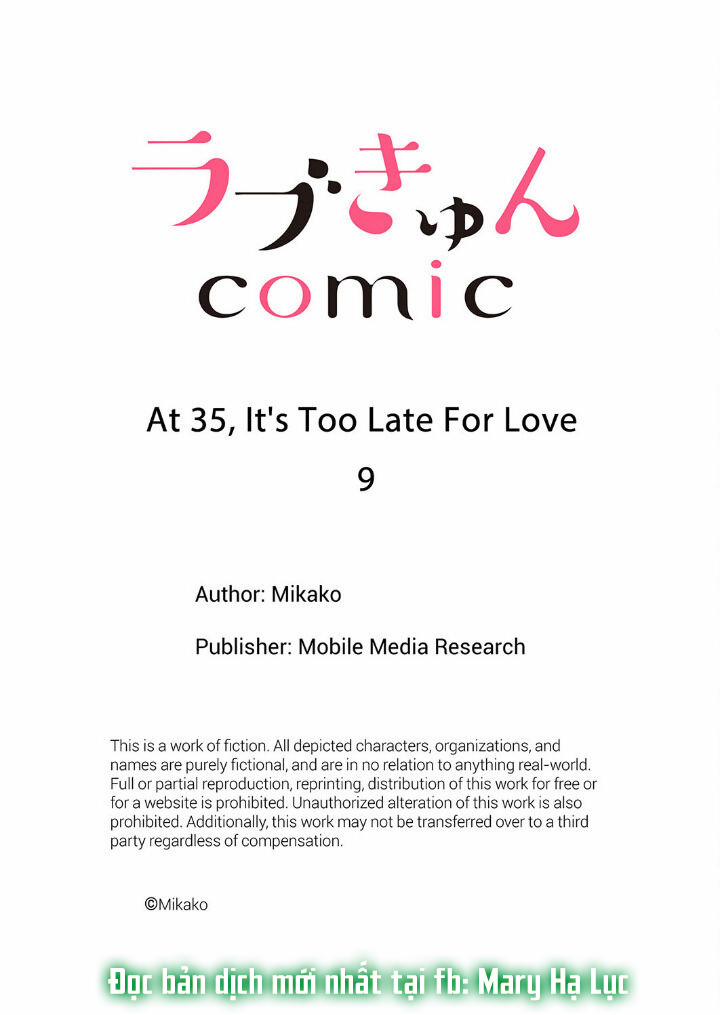 [18+] Đã Quá Trễ Để Yêu Ở Tuổi 35 9 trang 23