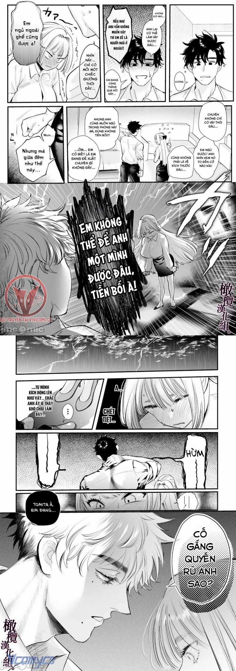 [18+] Một Mình Với Tiền Bối Trong Đêm Bão~ 1 trang 8
