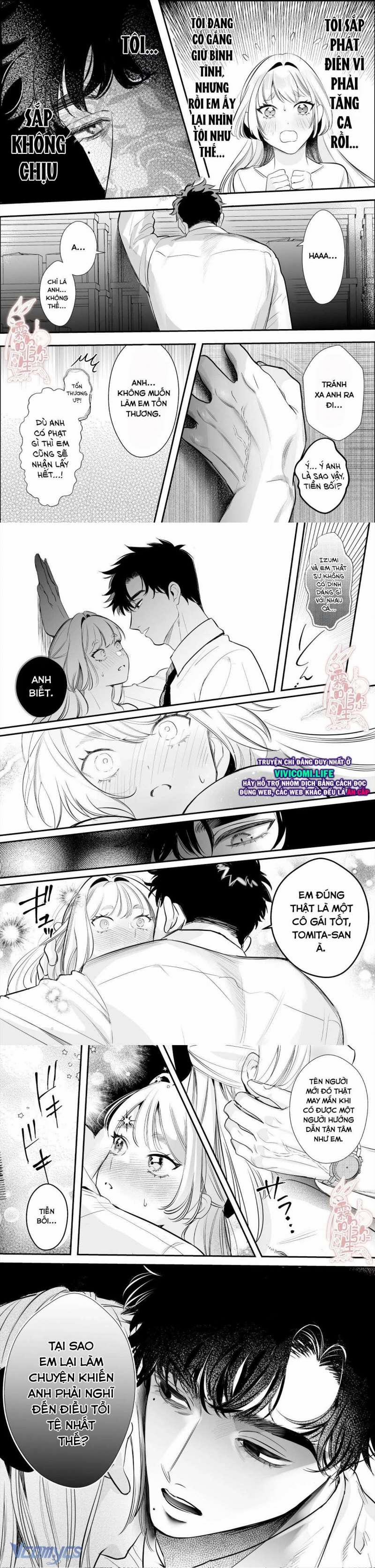 [18+] Một Mình Với Tiền Bối Trong Đêm Bão~ 2 trang 9