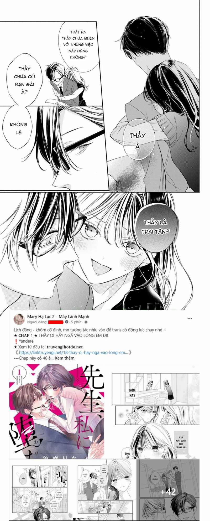 [18+] Thầy Ơi Hãy Ngã Vào Lòng Em Đi! 1.1 trang 20
