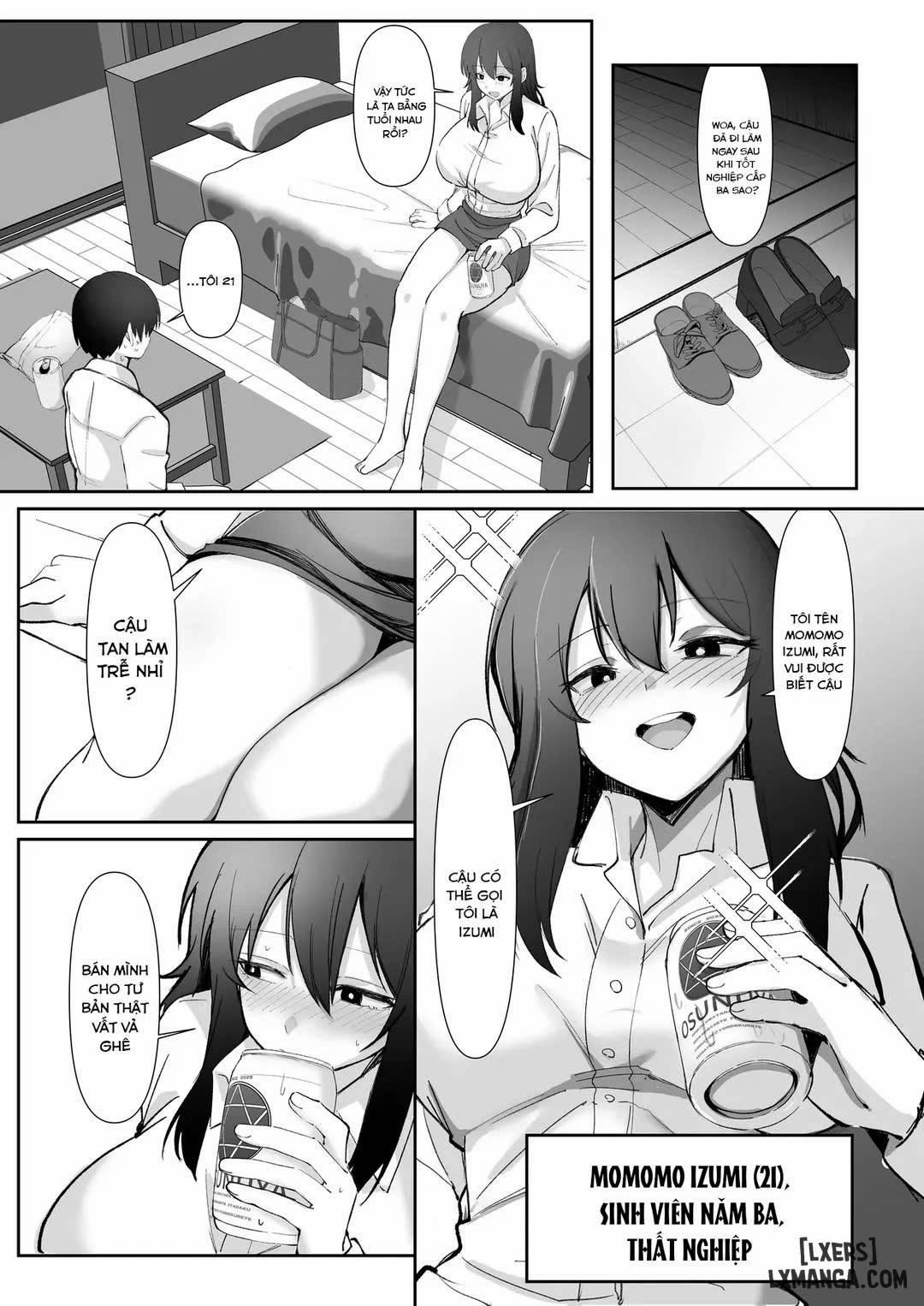 200cm Deka Hoikushi wa Bosei ga Tarinai node Boku ga Renshuudai ni naru Hanashi Oneshot trang 10