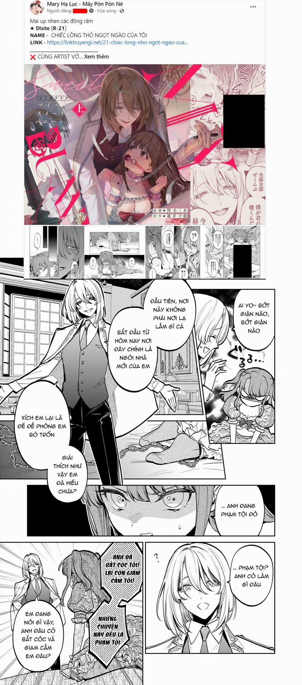 [21+] Chiếc Lồng Thỏ Ngọt Ngào Của Tôi 2 trang 4