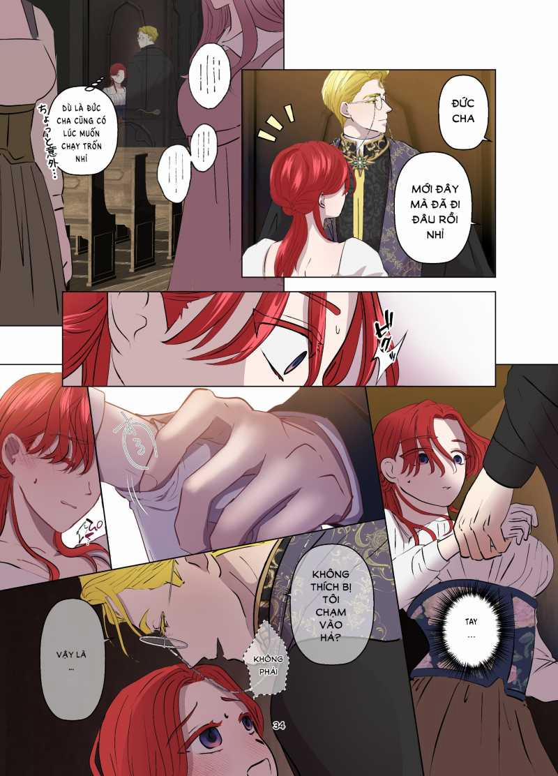 [21+] Gái Ế Chạy Không Thoát Tình Yêu Của Đức Cha - Full Màu 5 trang 3