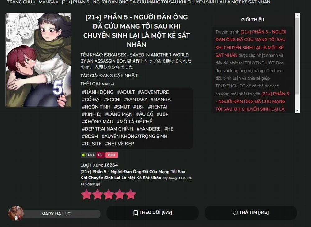 [21+] Phần 1 - Người Đàn Ông Đã Cứu Mạng Tôi Sau Khi Chuyến Sinh Lại Là Một Kẻ Sát Nhân 3 trang 7