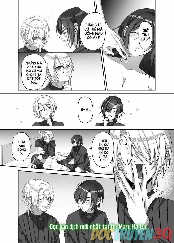 [21+] Phục Vụ Quên Mình Cho Cặp Song Sinh Ma Cà Rồng 3.1 trang 9