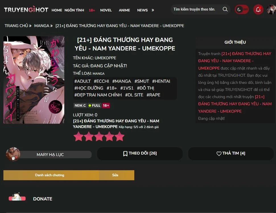 [21+] Quỷ Hút Máu Giả Làm Mèo Con Ăn Người Đến Tận Xương Tủy - Không Che 7 trang 1