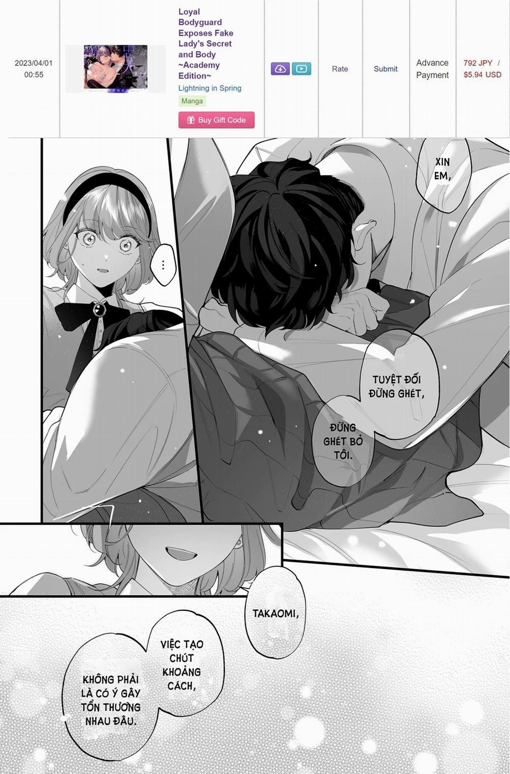 [21+] Tới Khi Người Vệ Sĩ Trung Thành Vạch Trần Bộ Mặt Thật Của Tiểu Thư 9.2 trang 3
