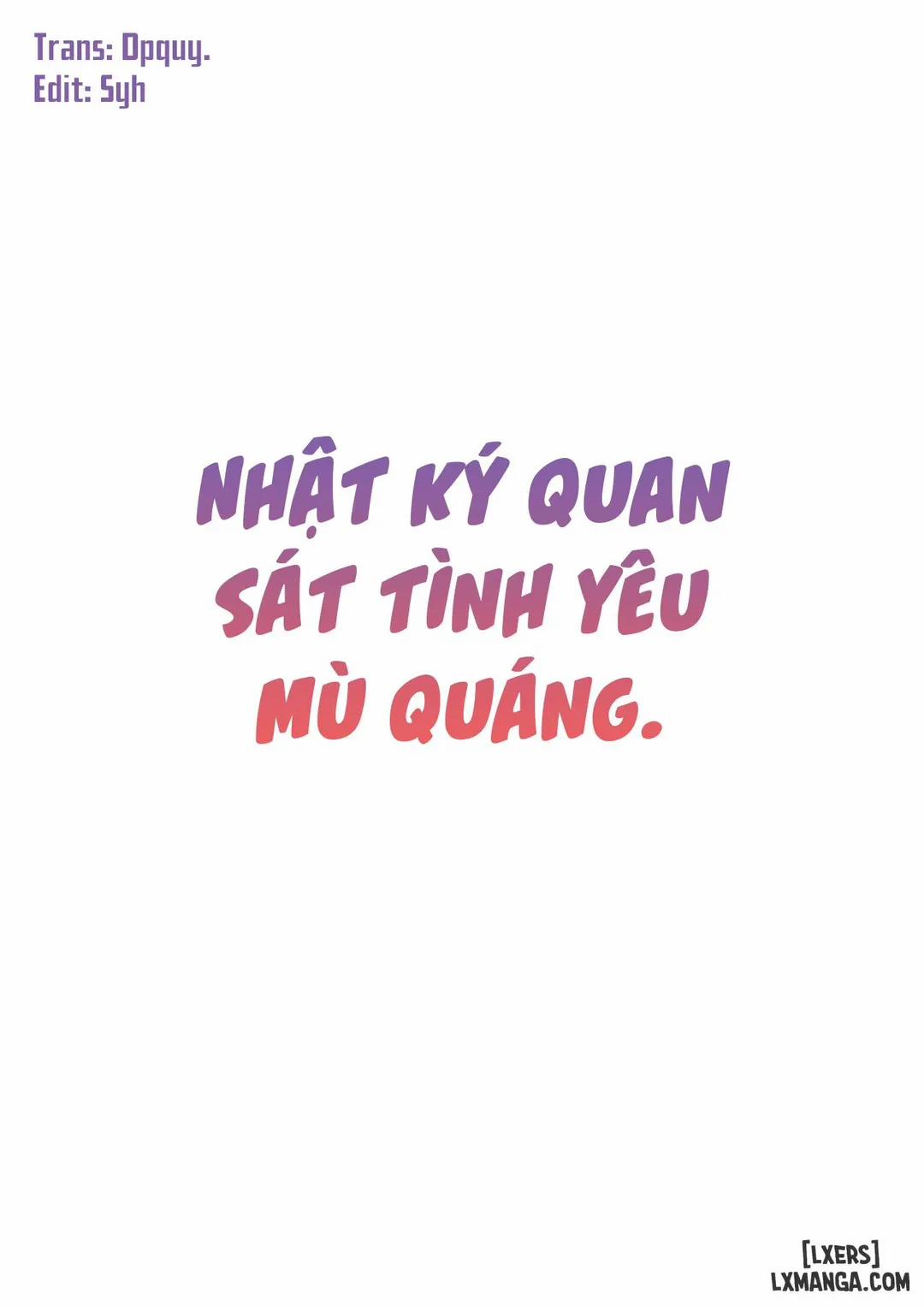 A Doting Mother’s Observation Diary 1 trang 0