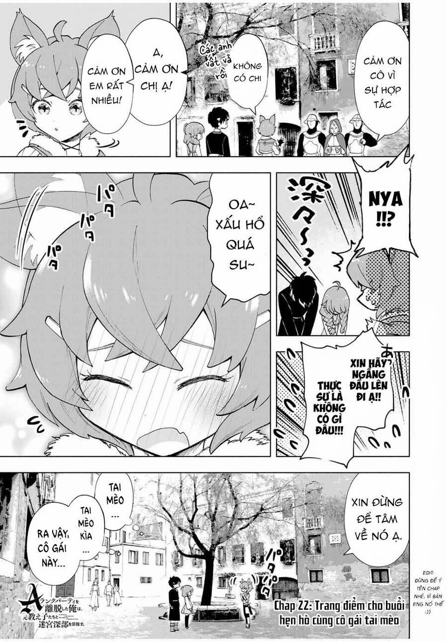 A Rank Party Wo Ridatsu Shita Ore Wa, Moto Oshiego Tachi To Meikyuu Shinbu Wo Mezasu 22 trang 0