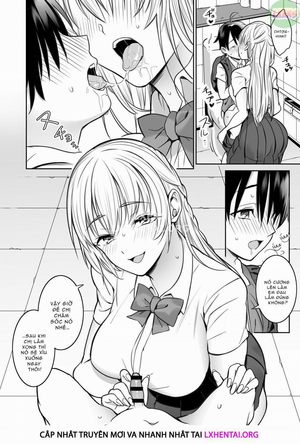 A Story About the Lewd Things the Onee-San I Met at the Library Does to Me Oneshot trang 15
