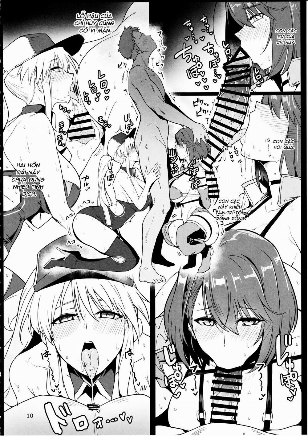 ace Queen na Enterprise to Baltimore to Sukebe suru Hon (Azur Lane) Oneshot trang 10