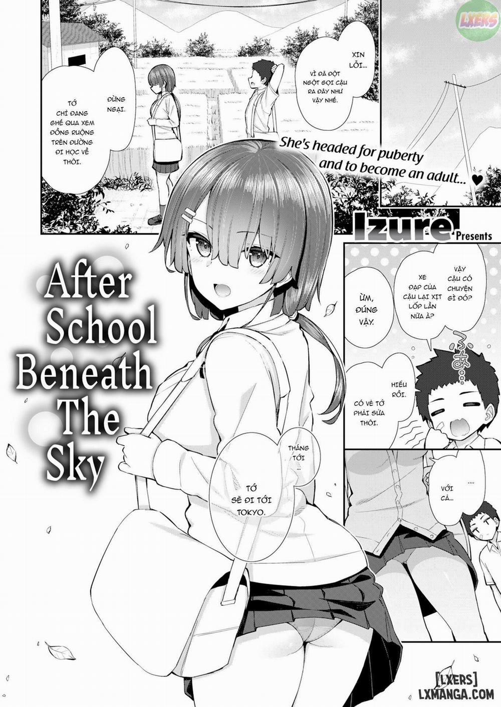 After School Beneath the Sky Oneshot trang 1