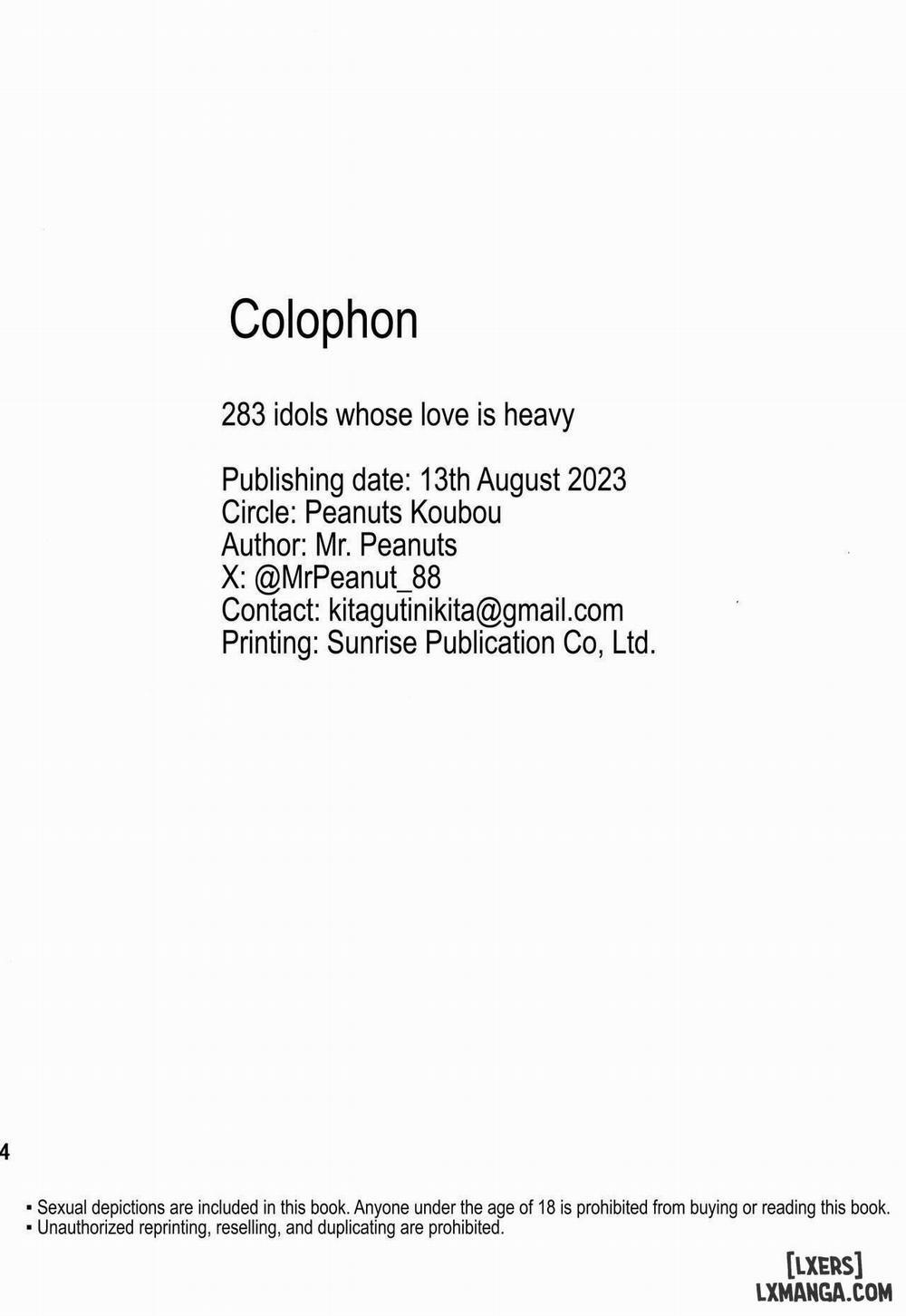 Ai ga Omome no 283 Idol - The Overbearing Love Of An Idol From 283 Oneshot trang 25