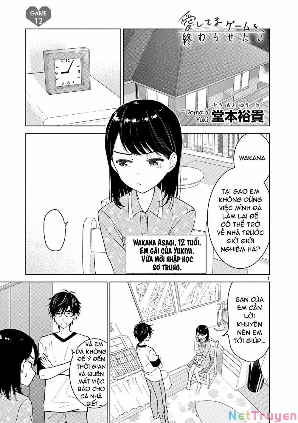 Aishiteru Game Wo Owarasetai 12 trang 1