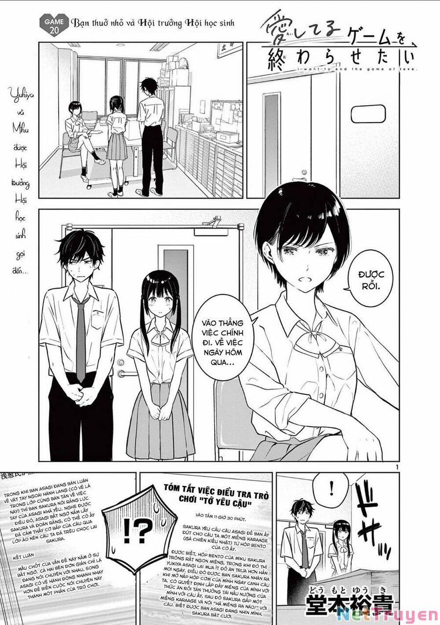Aishiteru Game Wo Owarasetai 20 trang 0