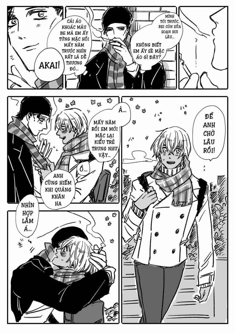 Akai X Amuro - Detective Conan Doujinshi 10 trang 55