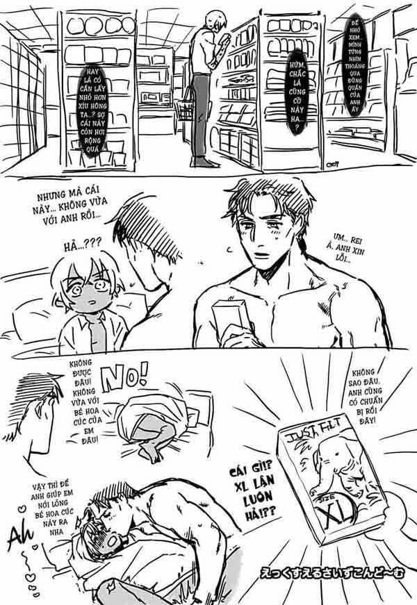 Akai X Amuro - Detective Conan Doujinshi 17 trang 101