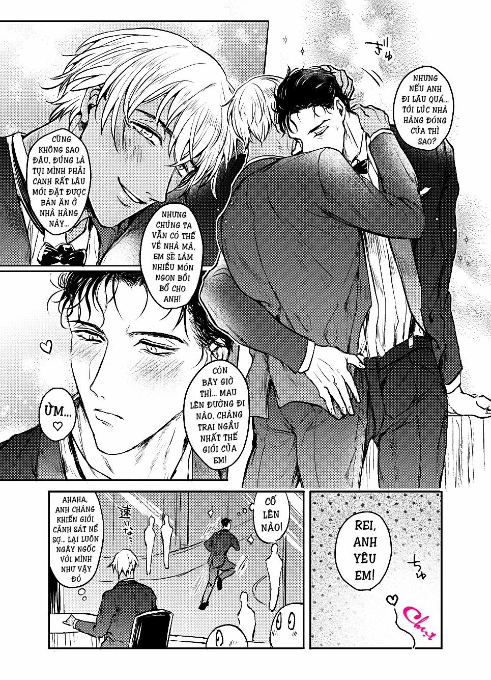 Akai X Amuro - Detective Conan Doujinshi 18 trang 47