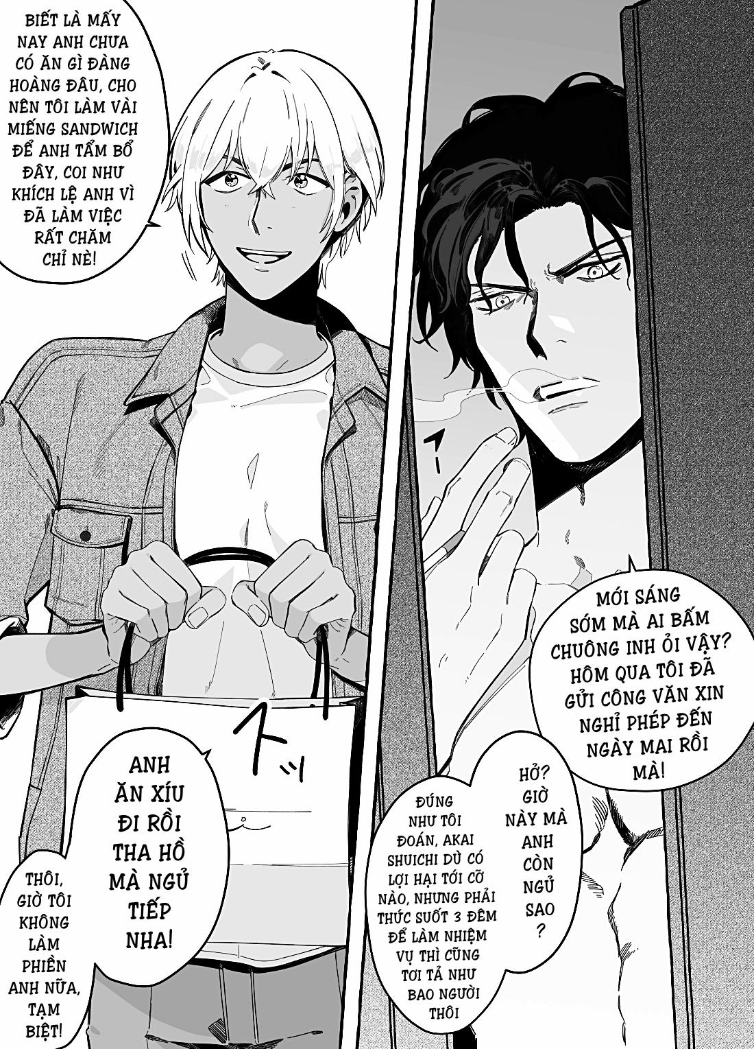 Akai X Amuro - Detective Conan Doujinshi 18 trang 63