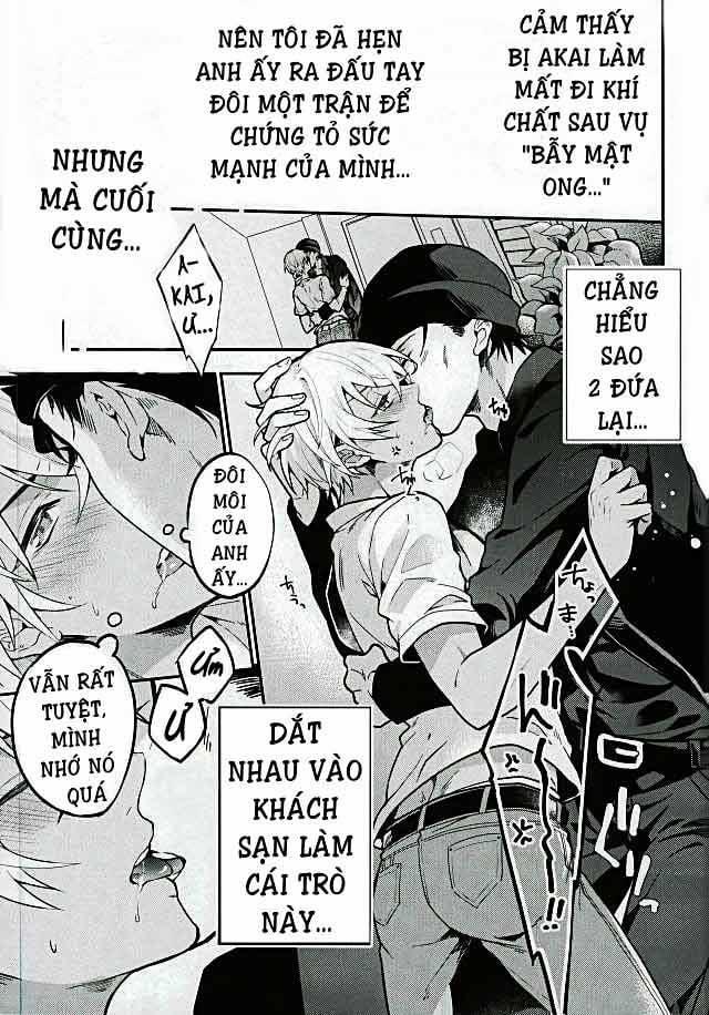 Akai X Amuro - Detective Conan Doujinshi 8 trang 2