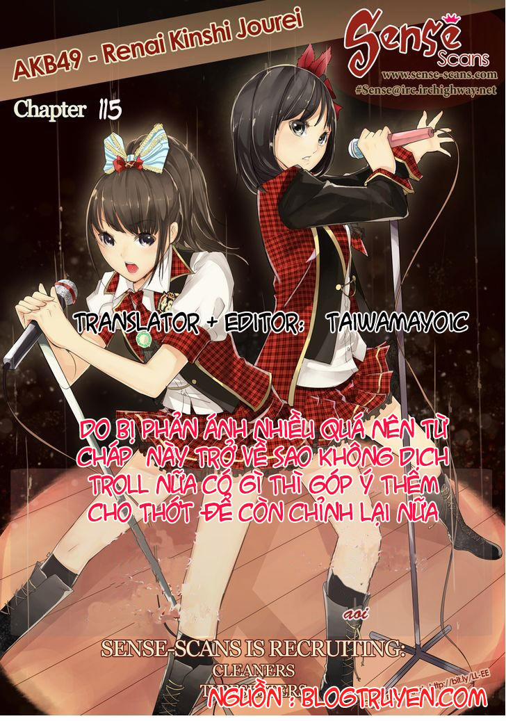 Akb49 - Renai Kinshi Jourei 115 trang 0
