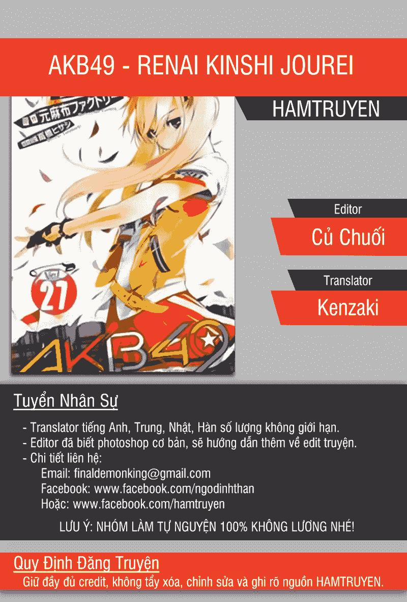 Akb49 - Renai Kinshi Jourei 142 trang 0