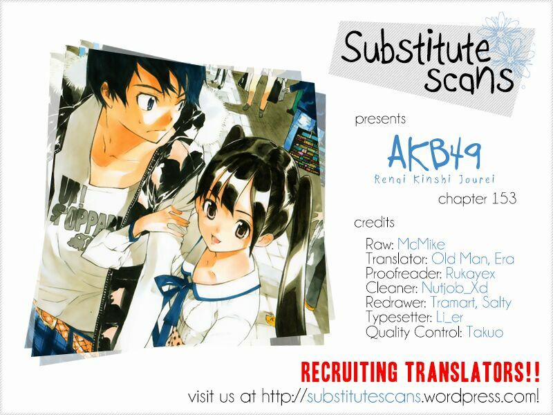 Akb49 - Renai Kinshi Jourei 153 trang 0