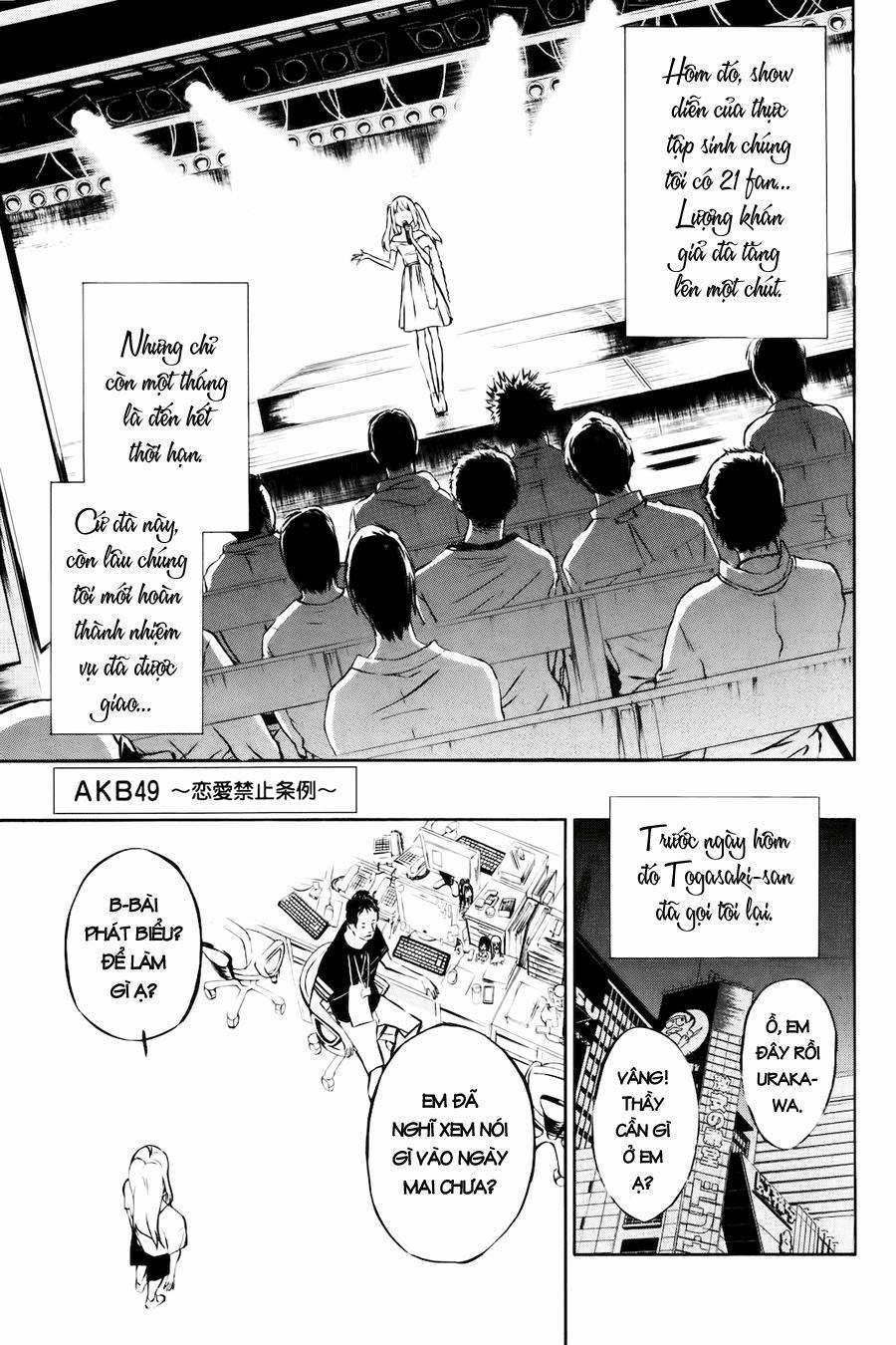 Akb49 - Renai Kinshi Jourei 22 trang 1
