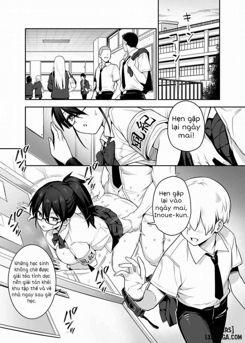 Akogare no Seitokaichou ga Kyonyuu Sugiru Ken Oneshot trang 4