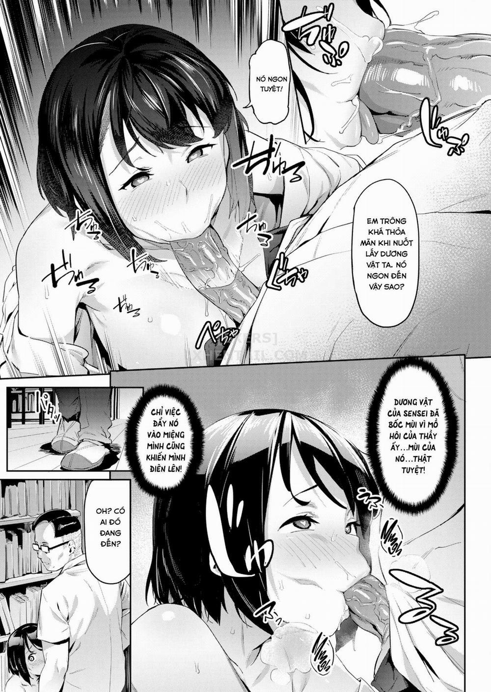 Akogare no Senpai - Pussy in library Oneshot trang 11