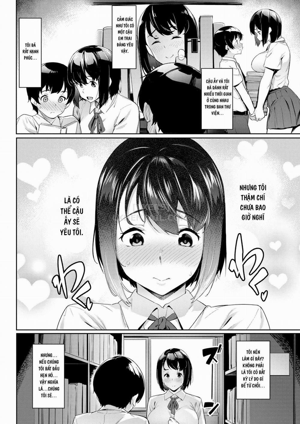 Akogare no Senpai - Pussy in library Oneshot trang 2