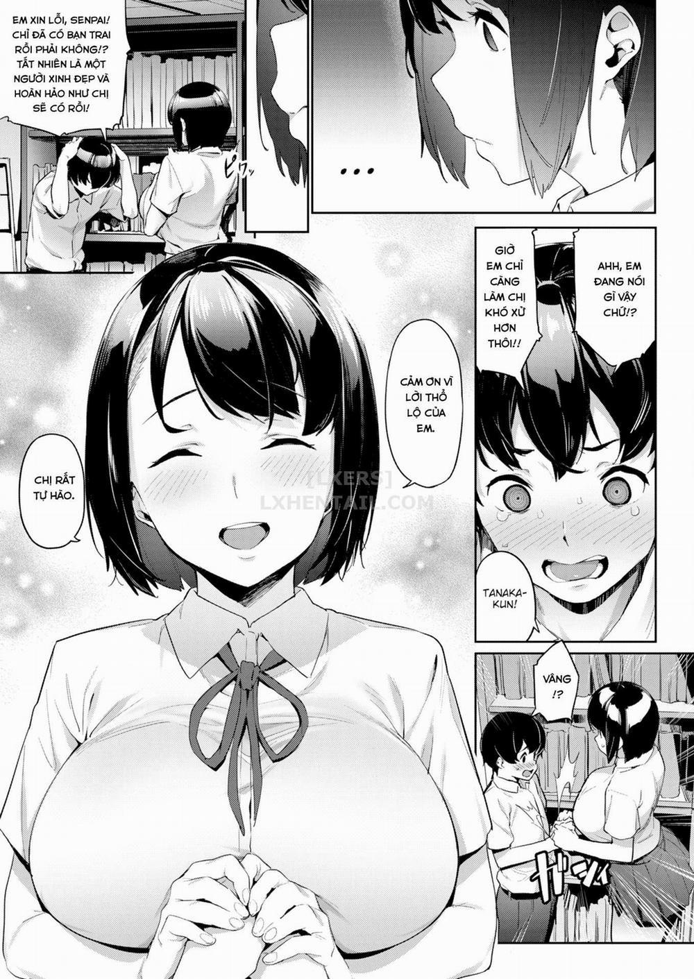 Akogare no Senpai - Pussy in library Oneshot trang 3