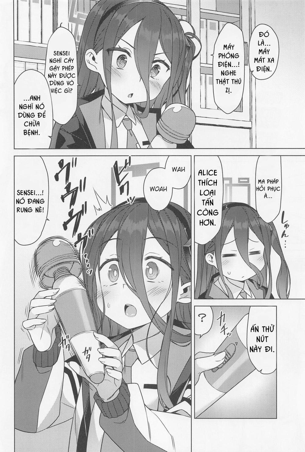 Alice Học Cách Dùng Gậy Phép Oneshot trang 3