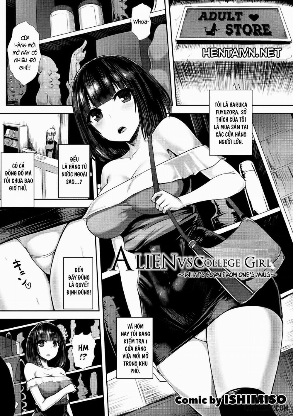 Alien vs. College girl ~what's born form one's anus Oneshot trang 0