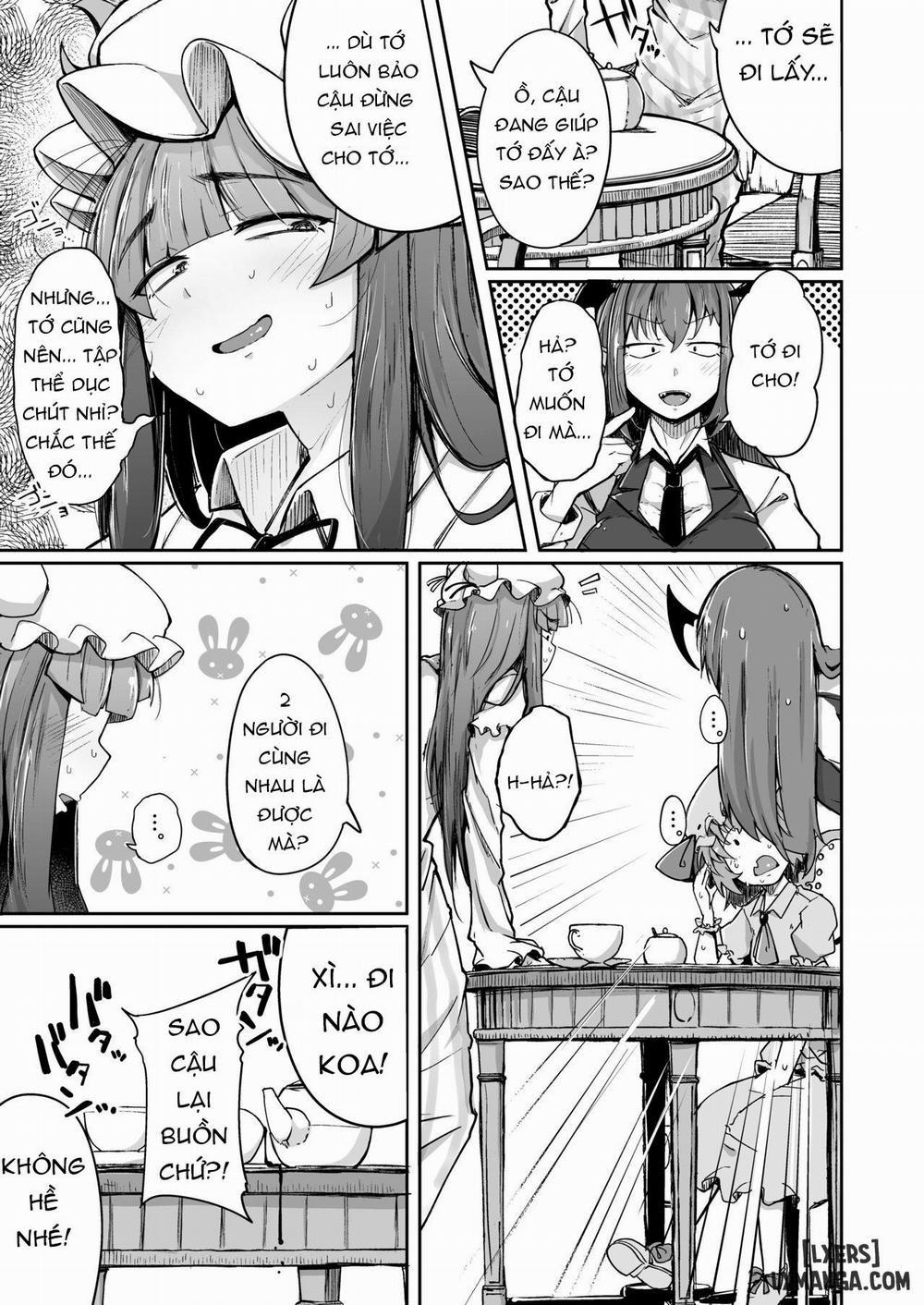 Ana to Muttsuri Dosukebe Daitoshokan 2 Oneshot trang 10