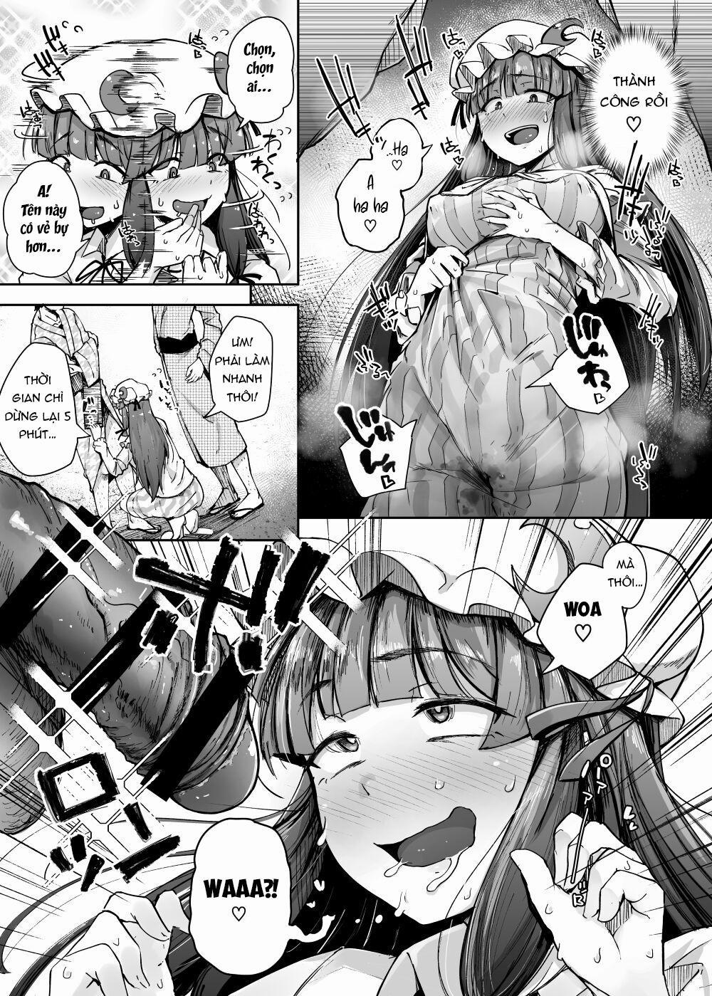 Ana to Muttsuri Dosukebe Daitoshokan 4 Oneshot trang 14