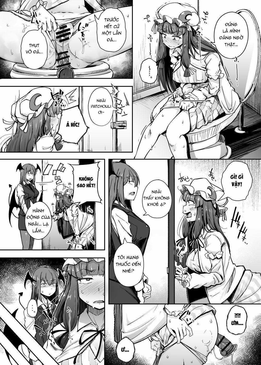 Ana to Muttsuri Dosukebe Daitoshokan 4 Oneshot trang 5