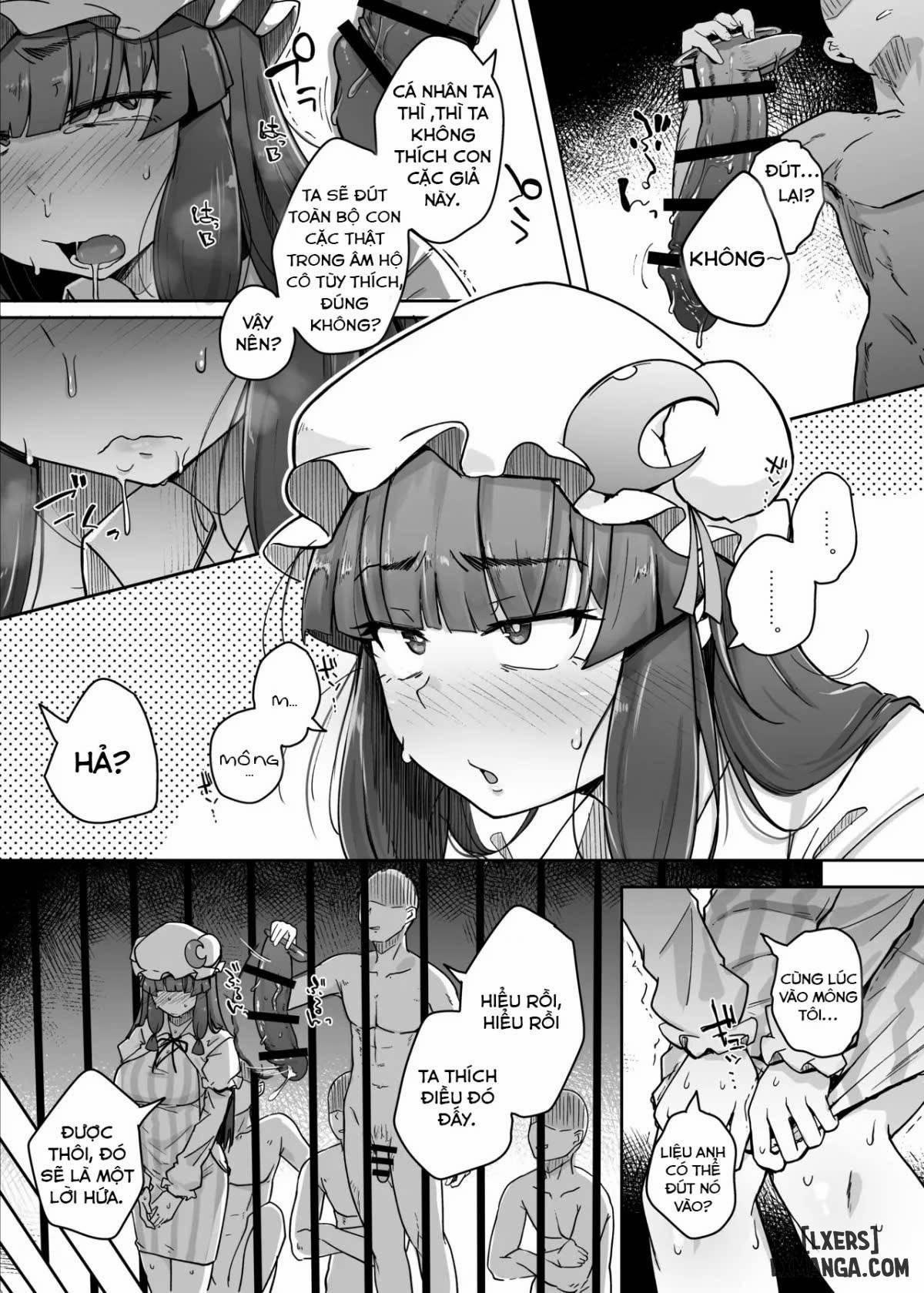 Ana to Muttsuri Dosukebe Daitoshokan 5 Oneshot trang 10