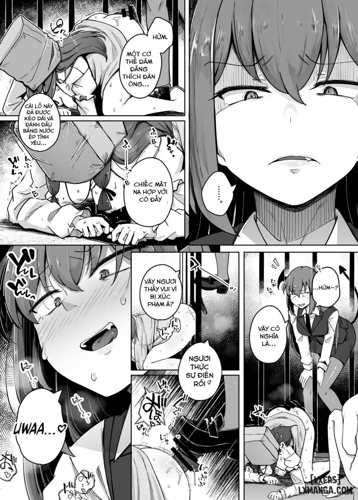 Ana to Muttsuri Dosukebe Daitoshokan 5 Oneshot trang 14