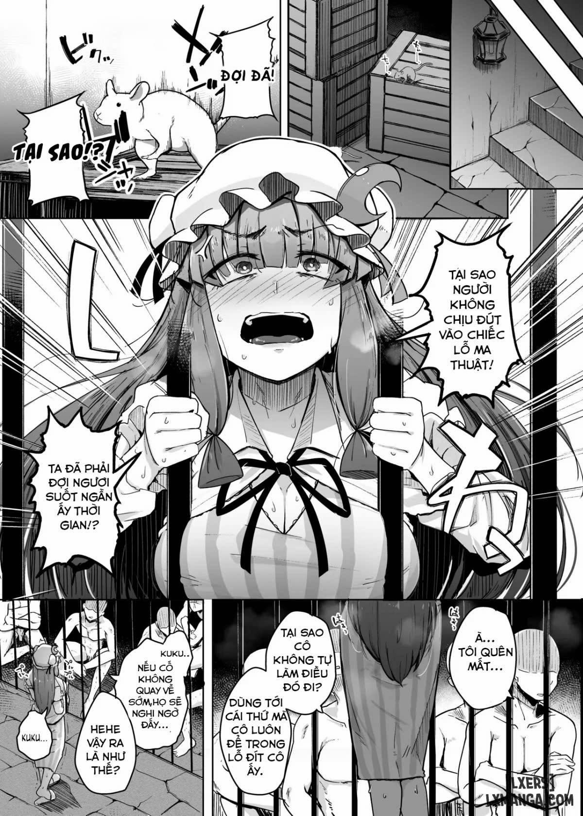 Ana to Muttsuri Dosukebe Daitoshokan 5 Oneshot trang 4