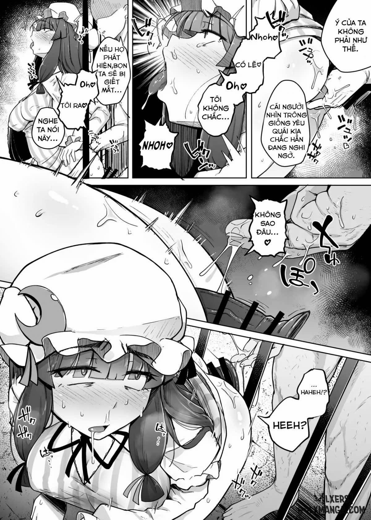 Ana to Muttsuri Dosukebe Daitoshokan 5 Oneshot trang 7