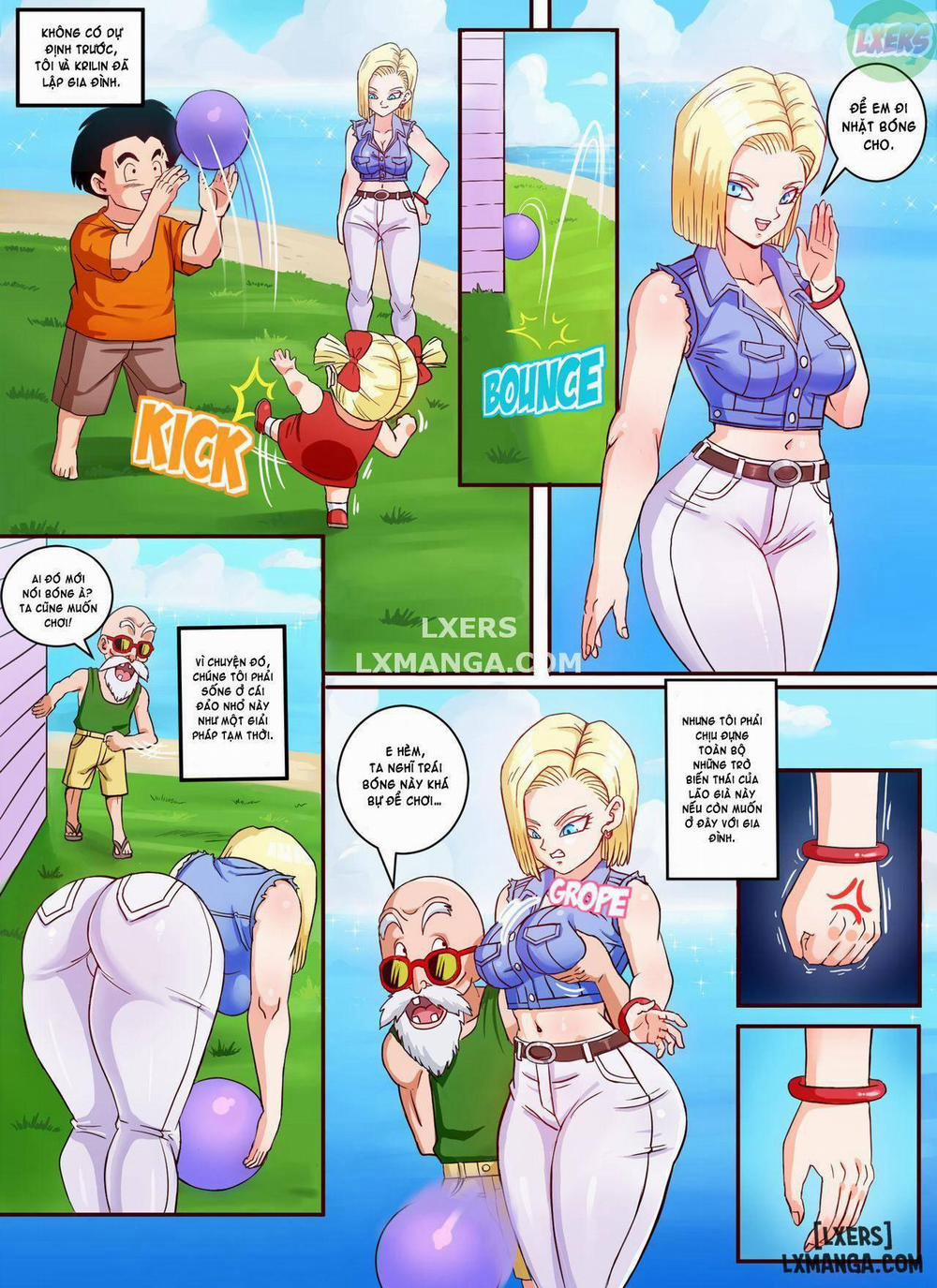 Android 18 and Master Roshi Oneshot trang 1