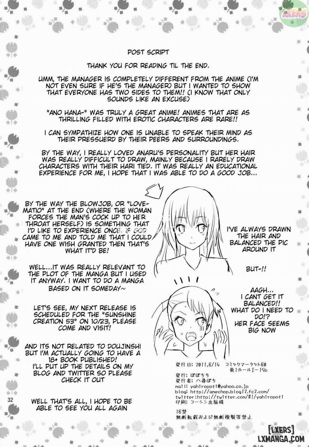 Ano Anaru no Sundome Manga Oneshot trang 30