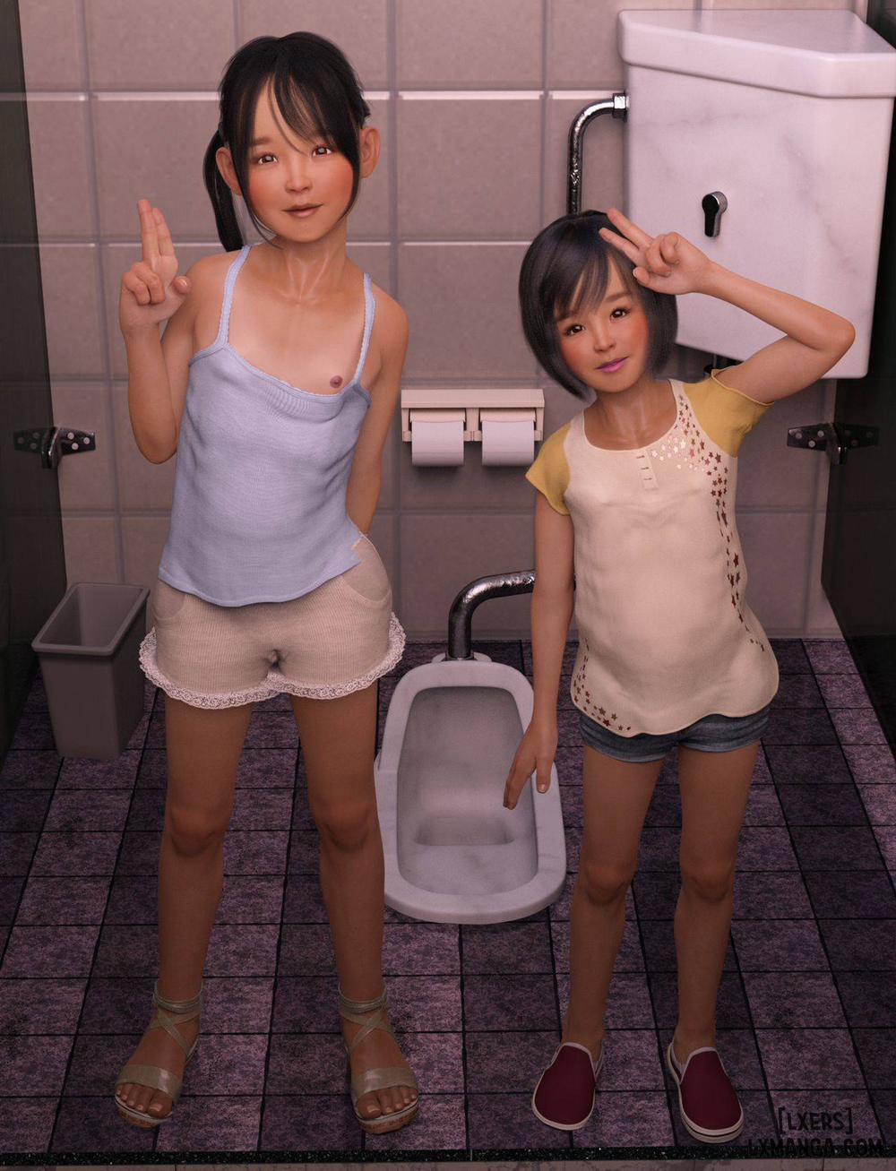 Ano Yoru, Ano Koushuu Benjo Oneshot trang 23