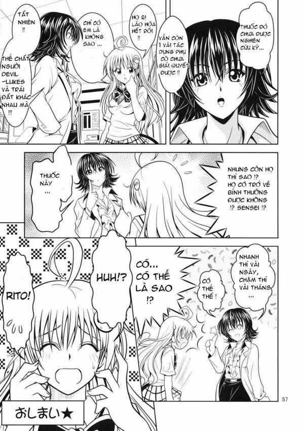 Anoko-tachi ga Taihen na Koto ni Nattemasu 2 (To Love-Ru) Oneshot trang 50