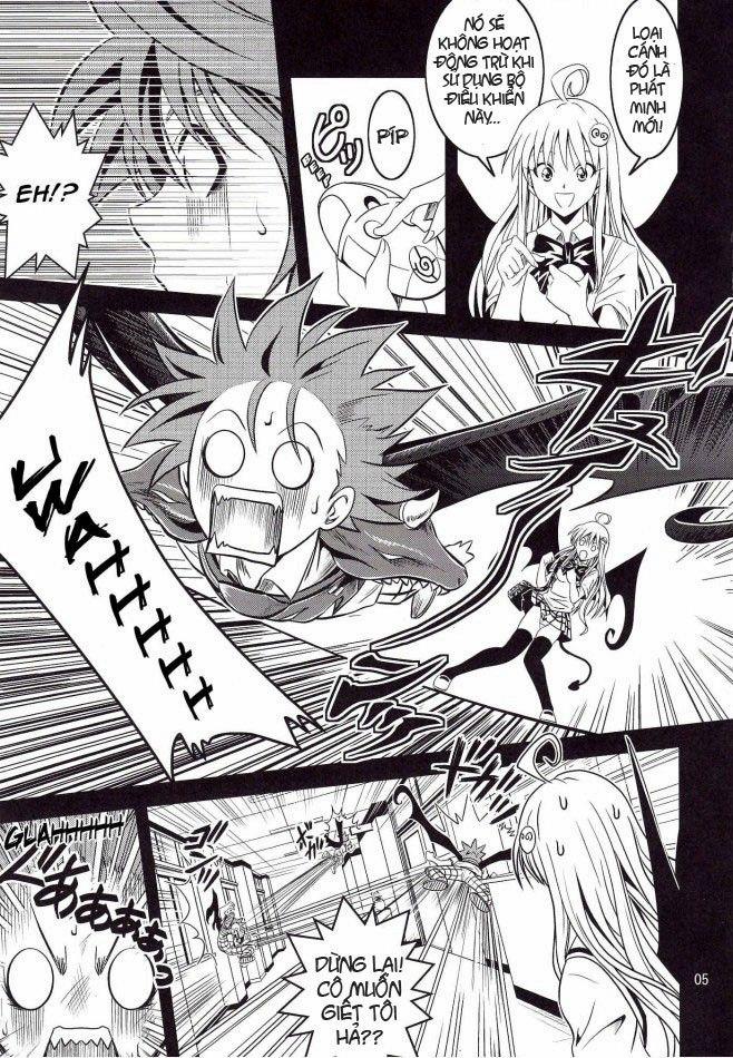 Anoko-tachi ga Taihen na Koto ni Nattemasu (To Love-Ru) Oneshot trang 4