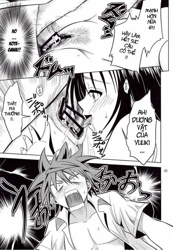 Anoko-tachi ga Taihen na Koto ni Nattemasu (To Love-Ru) Oneshot trang 42